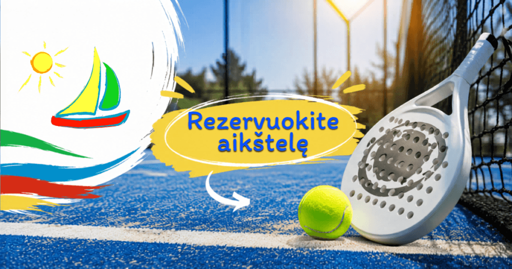 Padelio aikštelė Šilainėje – rezervuokite modernią lauko padelio aikštelę prie ežero aktyviam laisvalaikiui.